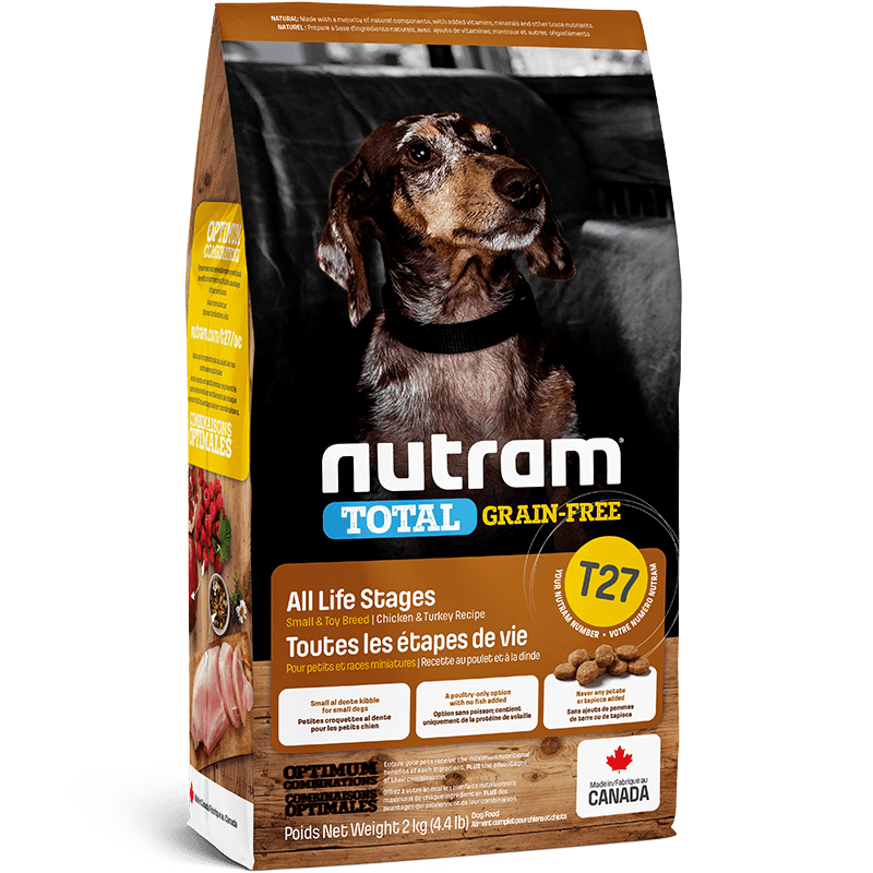 Pack 2x1 Nutram Total T27 Grain Free Dog 2Kg
