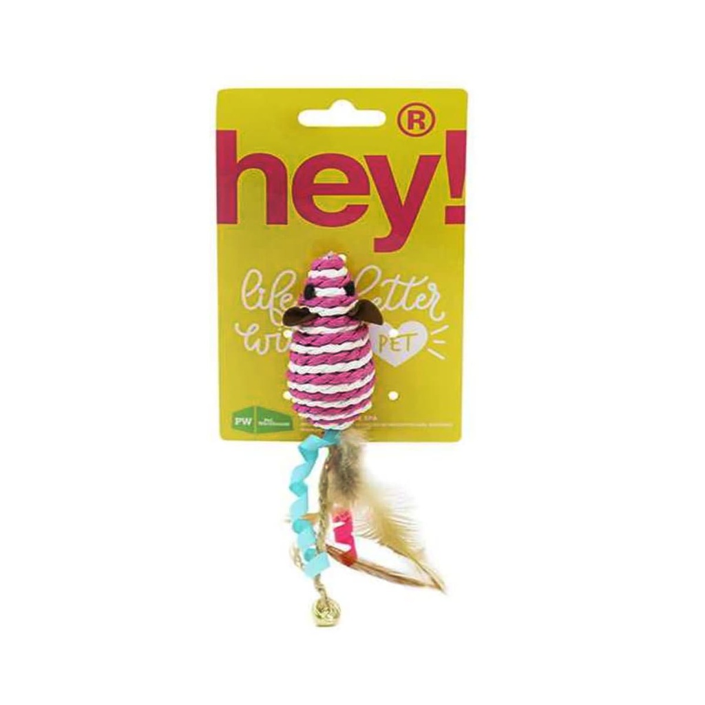 Hey! Juguete Para Gatos Ratón Rayado