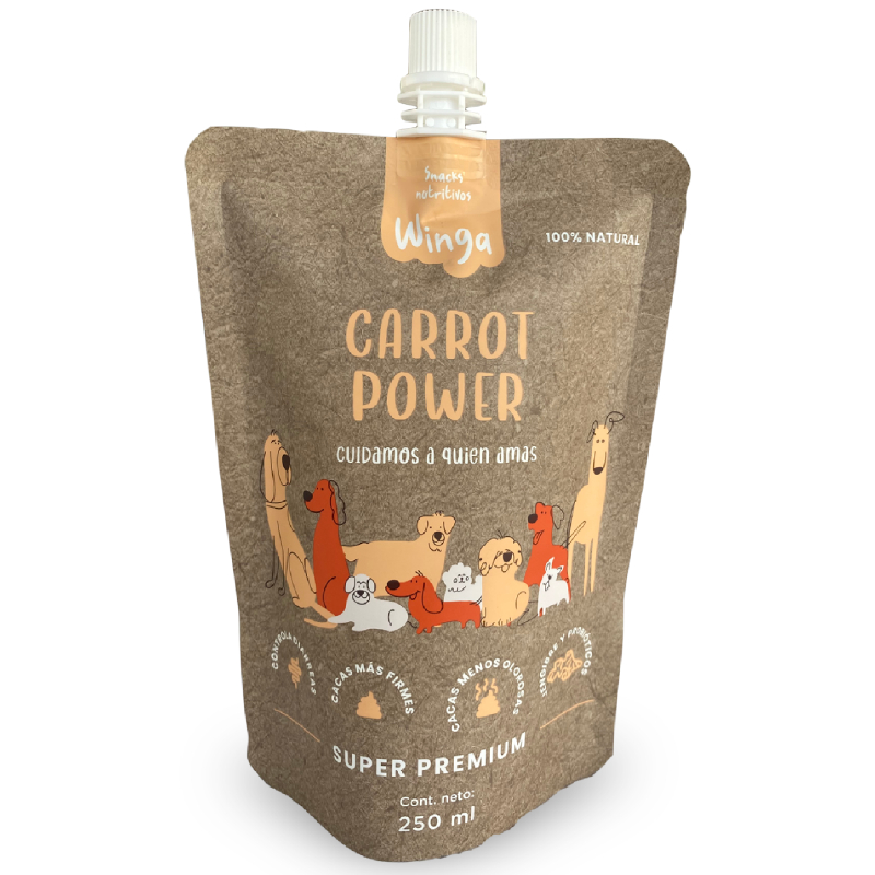 Winga Carrot Power Pouch 250Ml