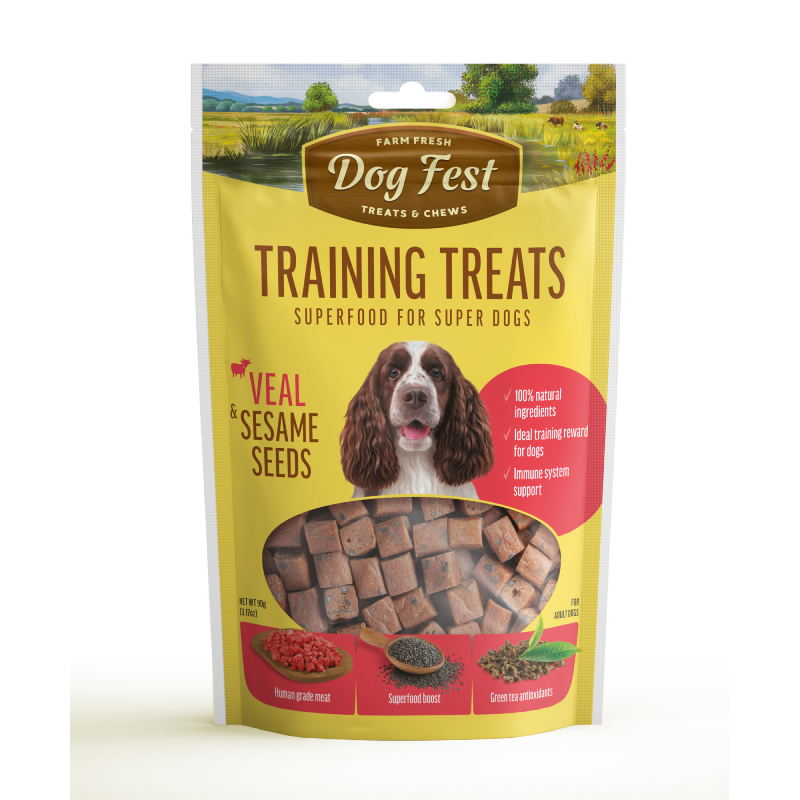 Dog Fest Training Snack Ternera y Semillas de Sesamo Perro 90G