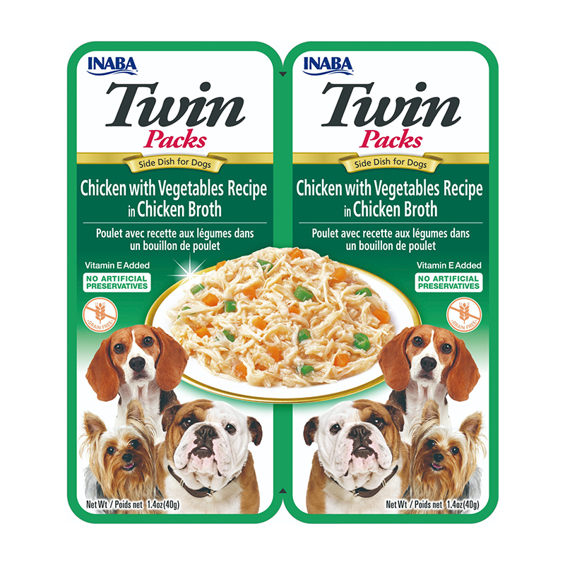 Inaba Twin Packs en Caldo de Pollo Dog 80grs