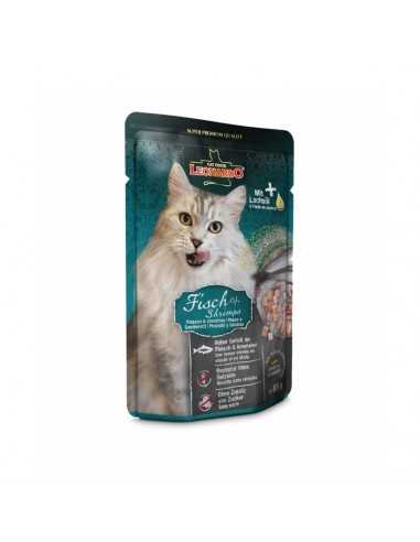 Leonardo Fish Shrimps Cat - Pescado &amp; Camarones 85grs