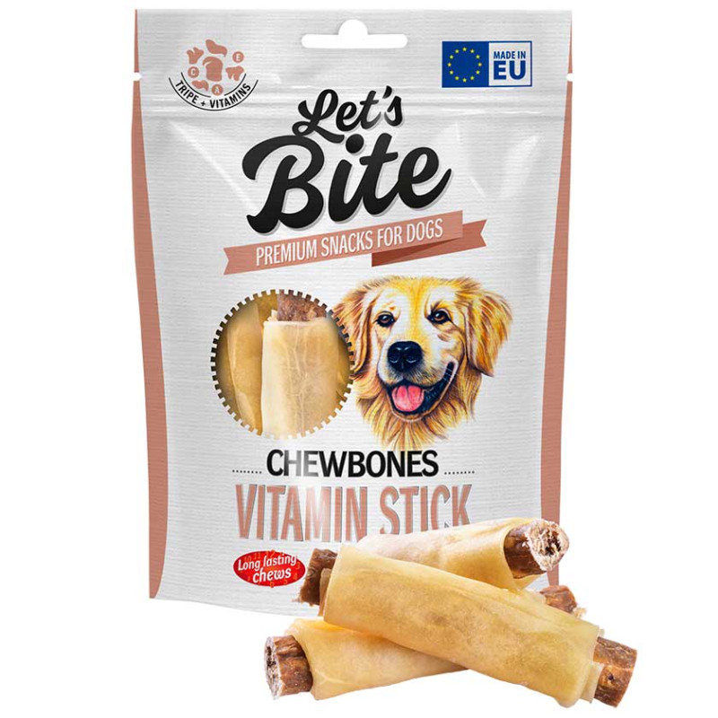 Lets Bite Chewbones Snack De Cuero Crudo Para Perros 150GR