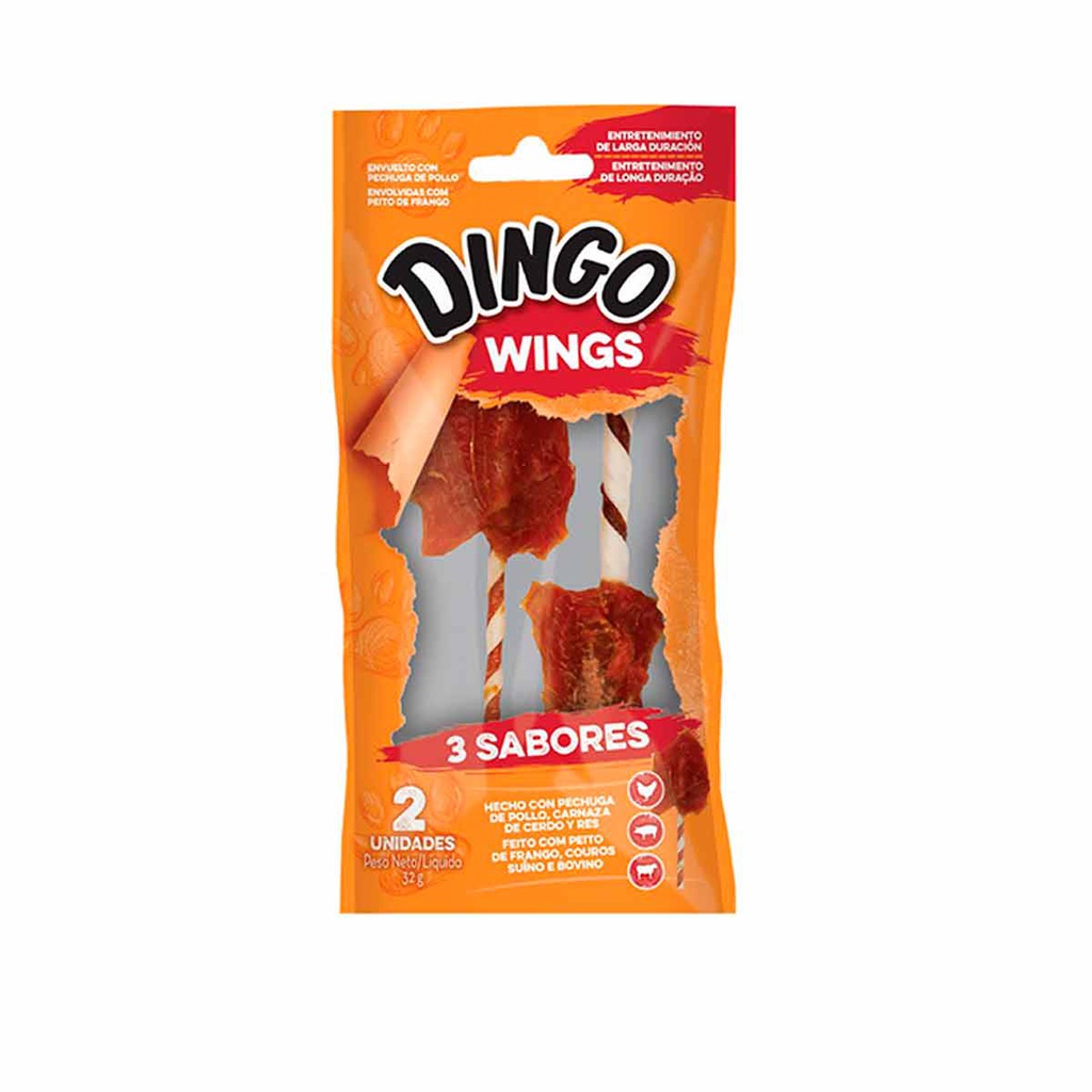 Dingo Wings Alitas Snack Dog 2Uni