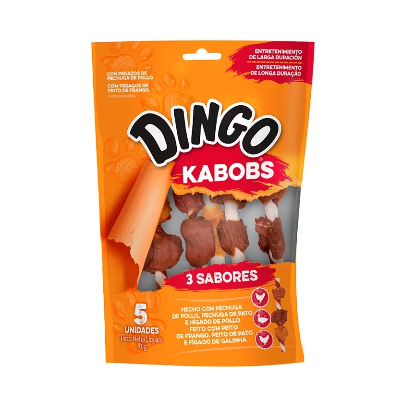 Dingo Kabobs Brochetas Snack Dog 5Uni