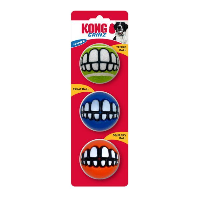 Kong Grinz Balls Pelota para Perros 3X S