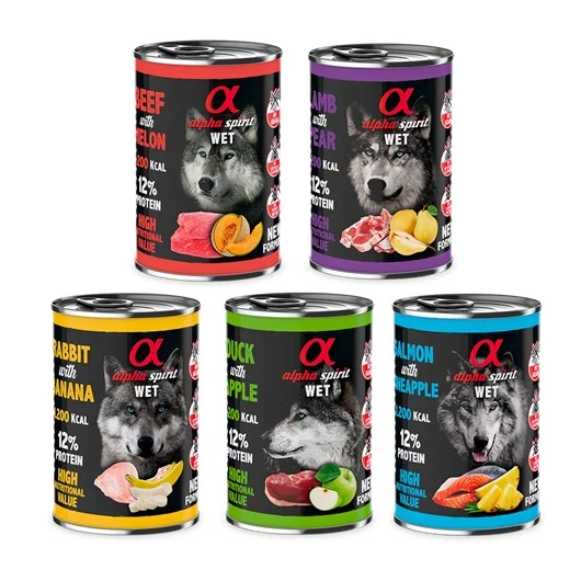 Alpha Spirit Alimento Húmedo Para Perros 400Grs