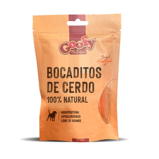 Goofy Bocaditos De Cerdo Snack Perro 20Gr