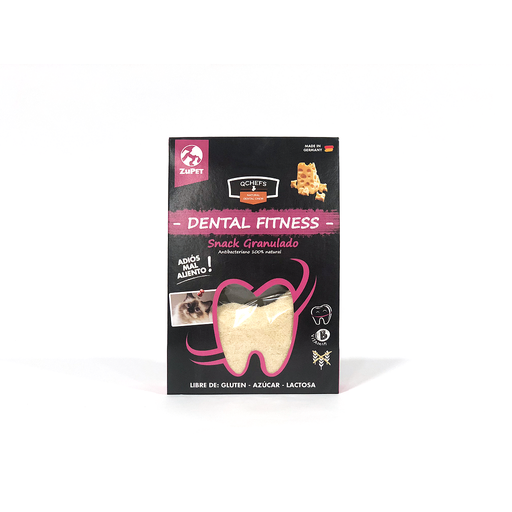 [1538] Qchefs Dental Fitness Cat Snack Granulado 80G