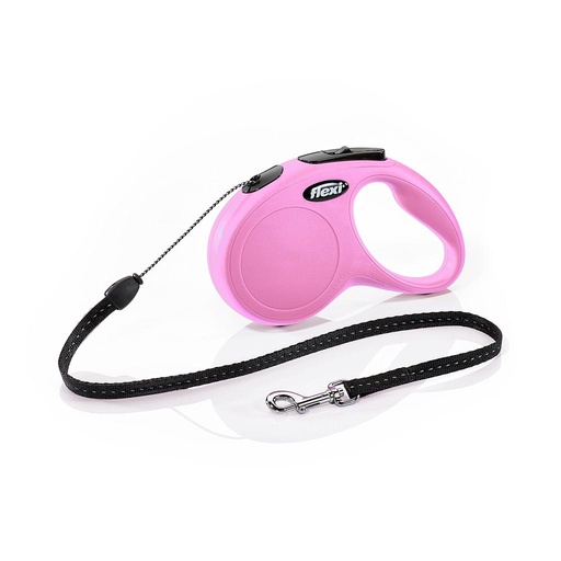 [689] Flexi Retactil Cordon New Classic Rosa S