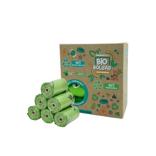 [134] Bio Bolsas de Desecho Compostables 240 Unidades