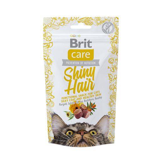 Brit Care Shiny Hair Snack Cat 50G