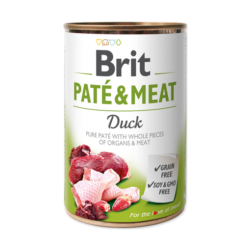 [308] Brit Pate Meat Duck Dog 400G