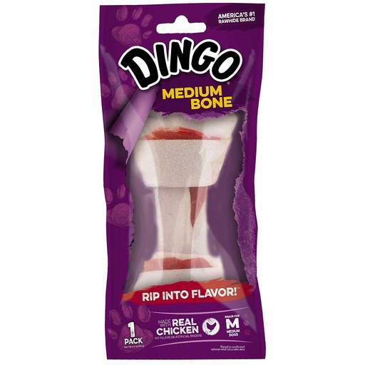 [524] Dingo Medium Bone - Snack Hueso Mediano 65G