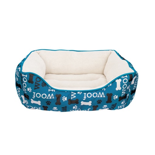 [589] Dogit Dreamwell Cama Rectangular Azul