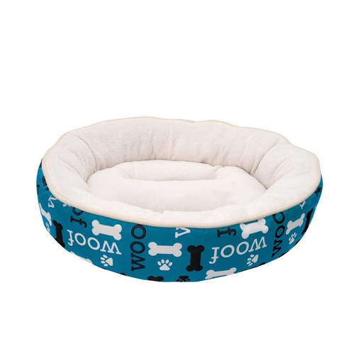 [593] Dogit Dreamwell Cama Redonda Azul