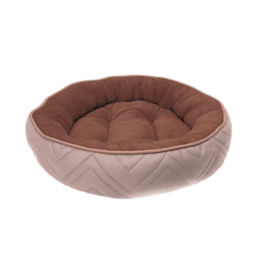 [594] Dogit Dreamwell Cama Redonda Beige / Cafe