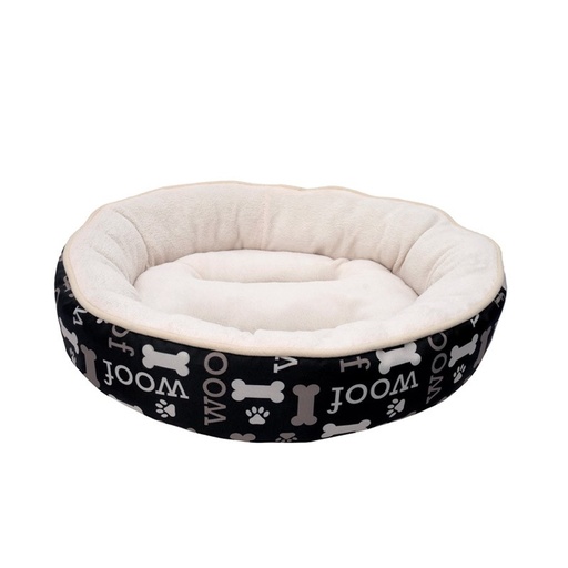 [596] Dogit Dreamwell Cama Redonda Negra