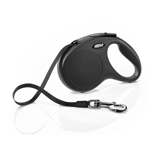 [694] Flexi Retractil Cinta New Classic Negro S