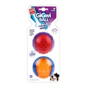 GIGWI BALL PURPLE/BLUE SQUEAK 2XFUN LARGE