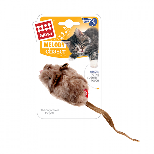 GIGWI MELODY CHASER MOUSE - RATON