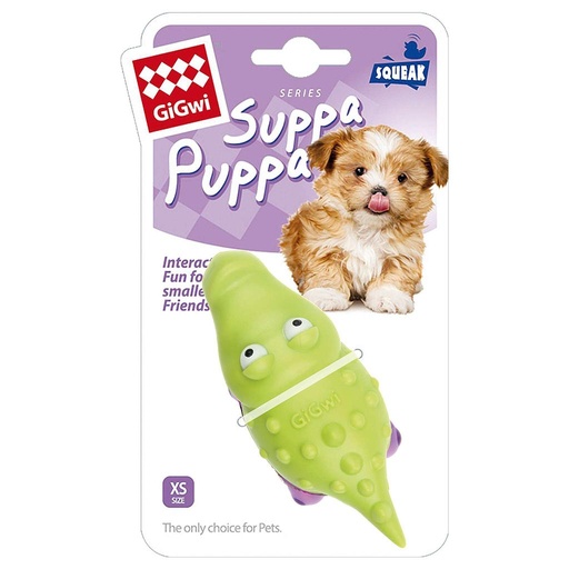 [812] Gigwi Suppa Puppa Crocodile Green/Purple Xs