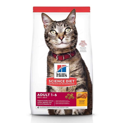 [895] Hills Adult Optimal Care Cat 1-6 Años 7.25Kg