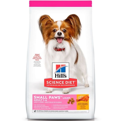 HILLS SMALL PAWS LIGHT ADULT 1-6 2.04KG 