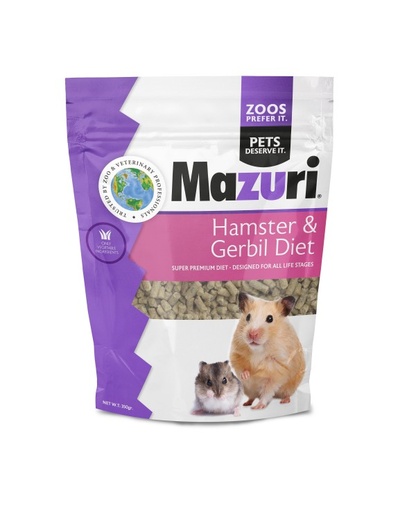 Mazuri Hamster Y Gerbil Diet - Hamsters &amp; Jerbos 350G