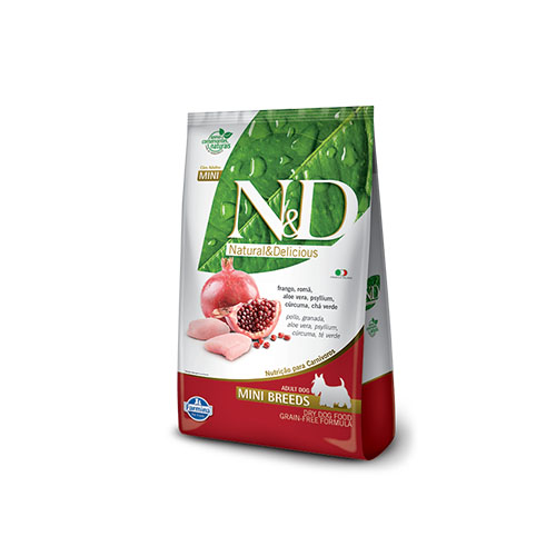 [1255] N&amp;D Adulto Dog Mini Breed Pollo Y Granada 2.5KG