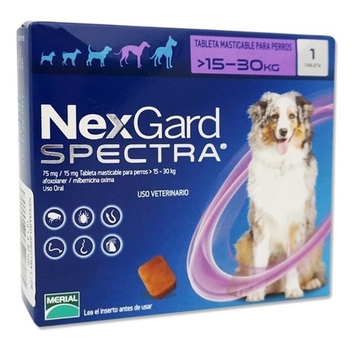 NEXGARD SPECTRA 15.1-30KG 1COMP
