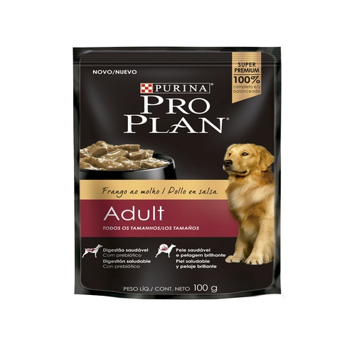 [1488] Pro Plan Adult Dog Pollo En Salsa Pouch 100G
