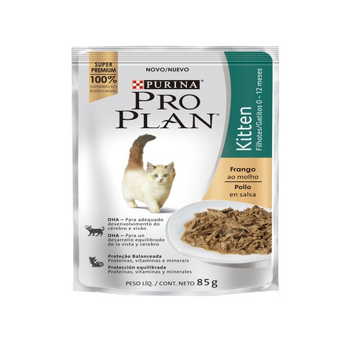 Pro Plan Kitten Pollo En Salsa Pouch 85G