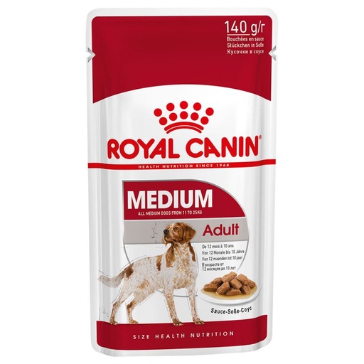 ROYAL CANIN MEDIUM ADULT POUCH 140G