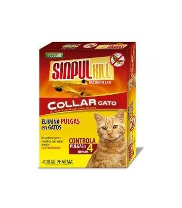 [1700] Sinpulkill Collar Antiparasitario Para Gatos