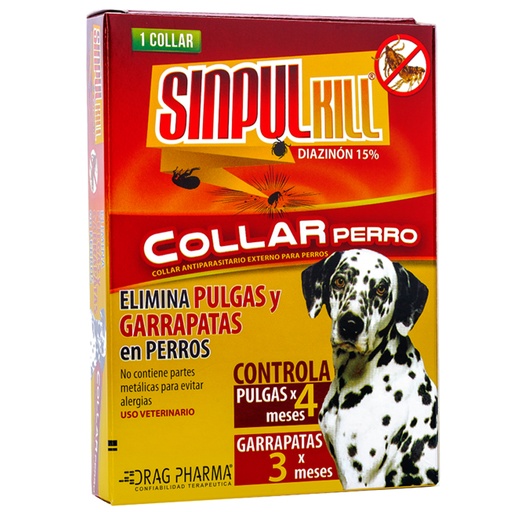 [1701] Sinpulkill Collar Antiparasitario Para Perro