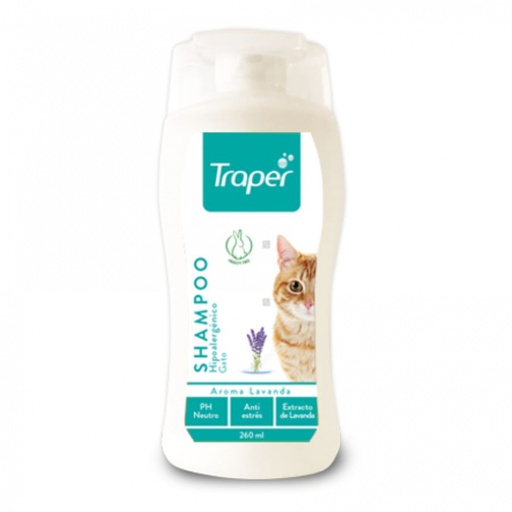 [1795] Traper Shampoo Neutro Para Gatos 260Ml