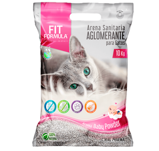 Fit Formula Arena Aglutinante  Talco Bebe 10KG