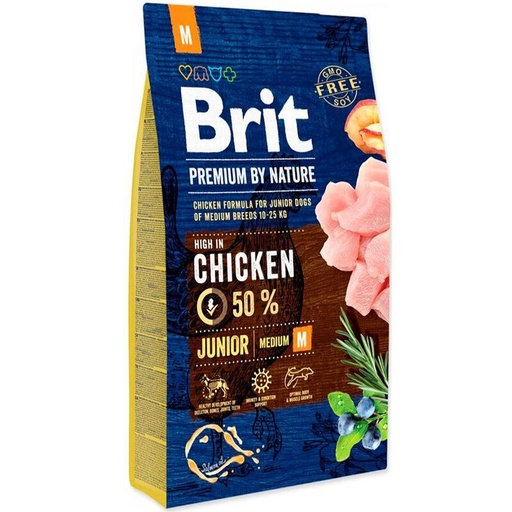 [313] Brit Premium By Nature Chicken Junior Medium