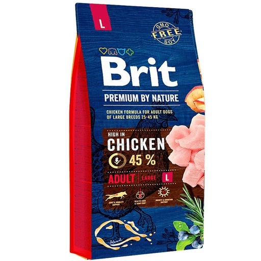 [309] Brit Premium By Nature Chicken Adult Large