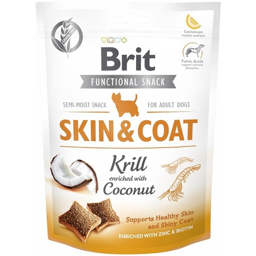Brit Functional Snack Skin Coat Dog 150G