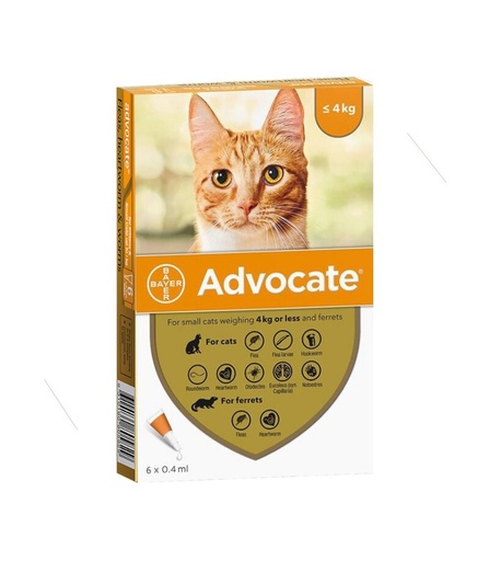 [27] Advocate Pipeta Antipulgas Gatos Hasta 4Kg