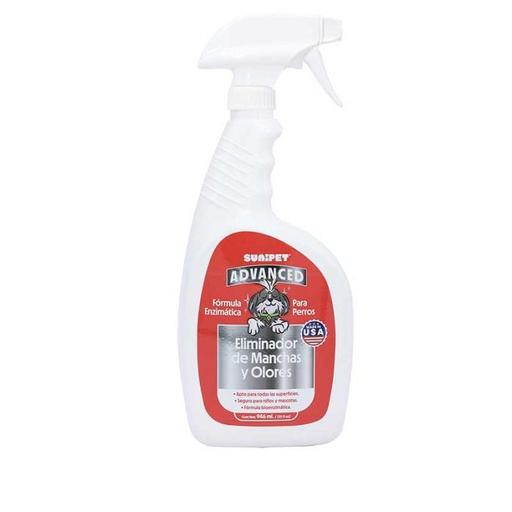 Sunipet Advanced Eliminador de Manchas y Olores Para Perro 946Ml