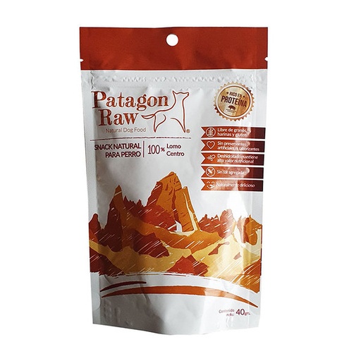 Patagon Raw Snack Lomo Centro Dog 40G