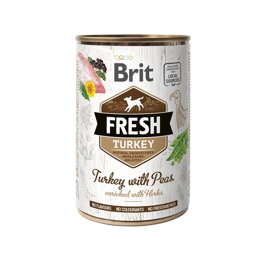 [306] Brit Pate Fresh Turkey - Pavo Con Guisante Dog 400G