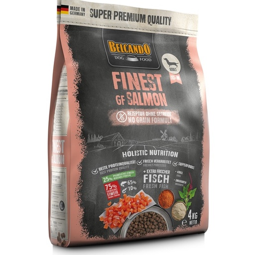 [91] BELCANDO FINEST GRAIN FREE SALMON ADULT DOG - RAZAS PEQUEÑAS Y MEDIANAS 4KG