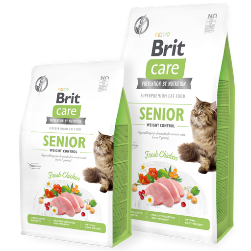 Brit Care Senior Weight Control Cat - Pollo Fresco