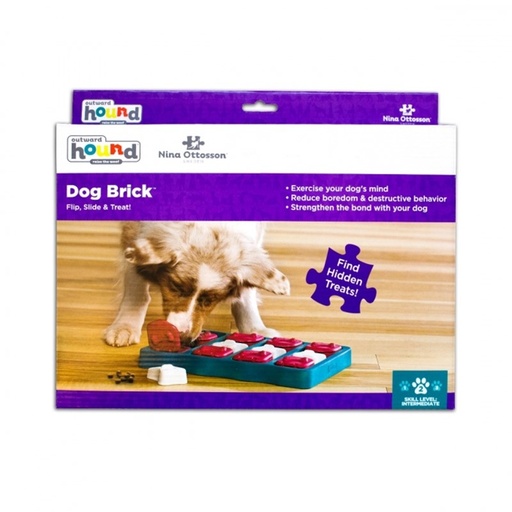 Nina Ottosson Dog Brick - Juguete Interactivo Para Perros
