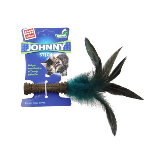 [777] Gigwi Johnny Stick Catnip Azul Juguete para Gatos