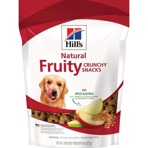 [937] Hills Natural Fruity Crunchy - Snack Crujiente Para Perro Con Manzana Y Avena 227G